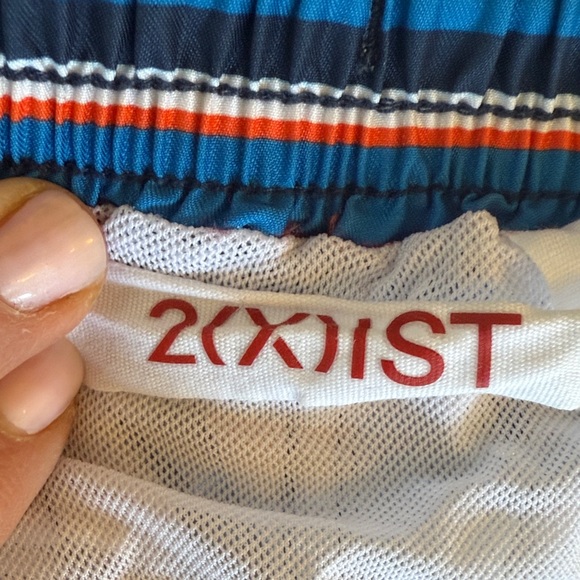 EUC 2xist Multicolor Striped Swim Shorts - Picture 2 of 6